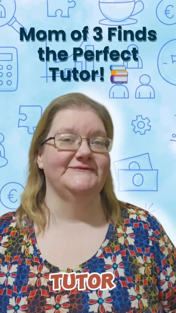 A parent talking about their child’s tutoring